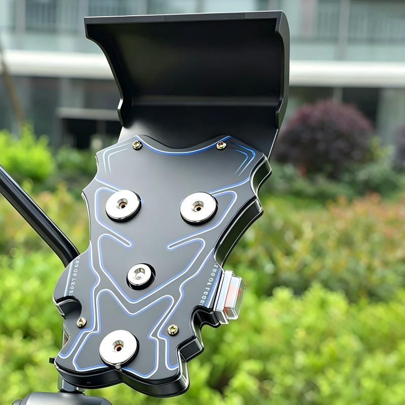 📱 Shock-absorbing bike rack – 4-axle, mechanical lock, one-handed operation. Perfect for e-bikes! 🚴‍♂️🔒
