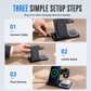 3 in 1 Foldable Wireless and Desktop Phone Stand