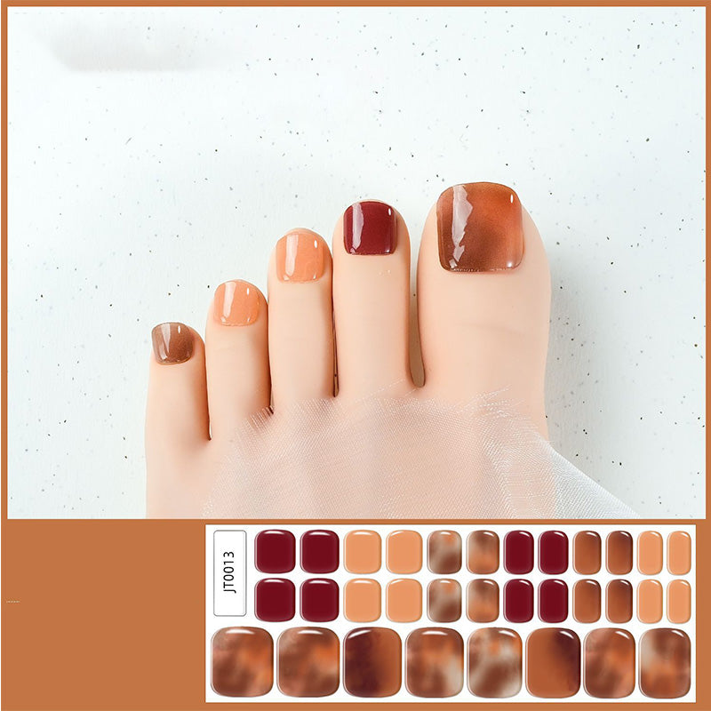 🥳2026 HOT SALE🥳💞Semi-Cured Gel Toenail Stickers
