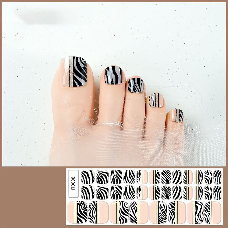 🥳2026 HOT SALE🥳💞Semi-Cured Gel Toenail Stickers