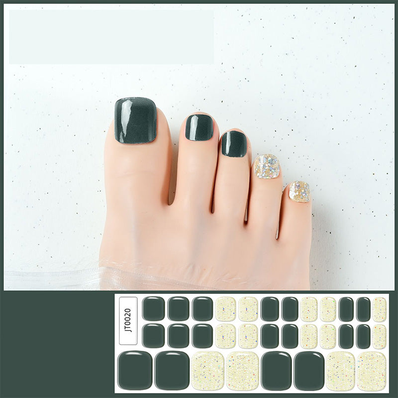 🥳2026 HOT SALE🥳💞Semi-Cured Gel Toenail Stickers