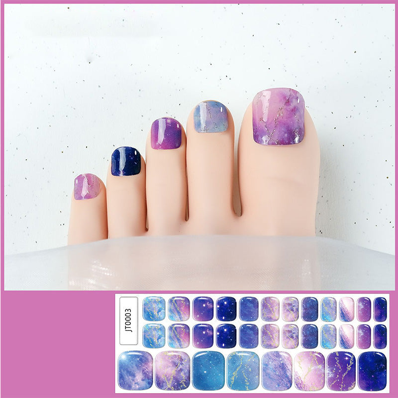 🥳2026 HOT SALE🥳💞Semi-Cured Gel Toenail Stickers
