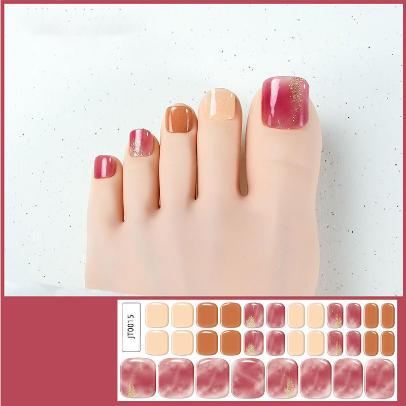 🥳2026 HOT SALE🥳💞Semi-Cured Gel Toenail Stickers