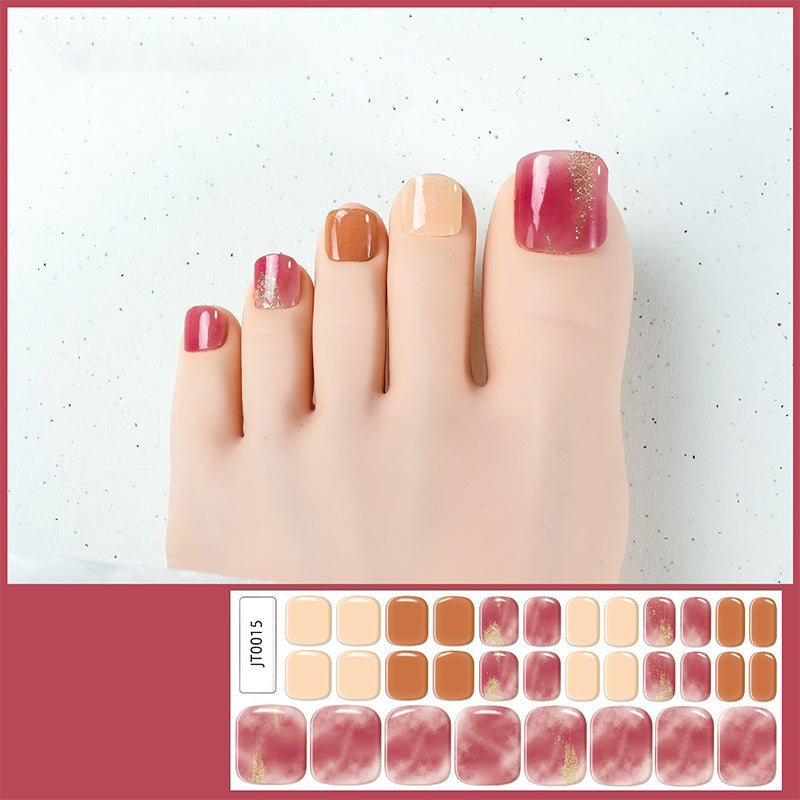 🥳2026 HOT SALE🥳💞Semi-Cured Gel Toenail Stickers