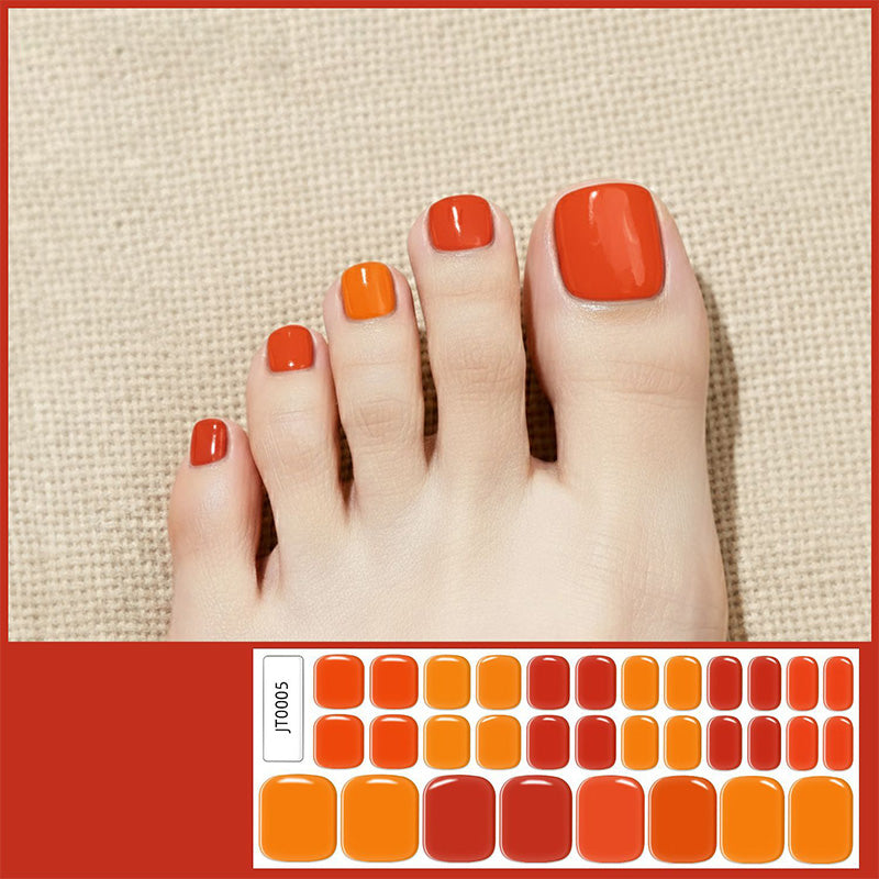 🥳2026 HOT SALE🥳💞Semi-Cured Gel Toenail Stickers