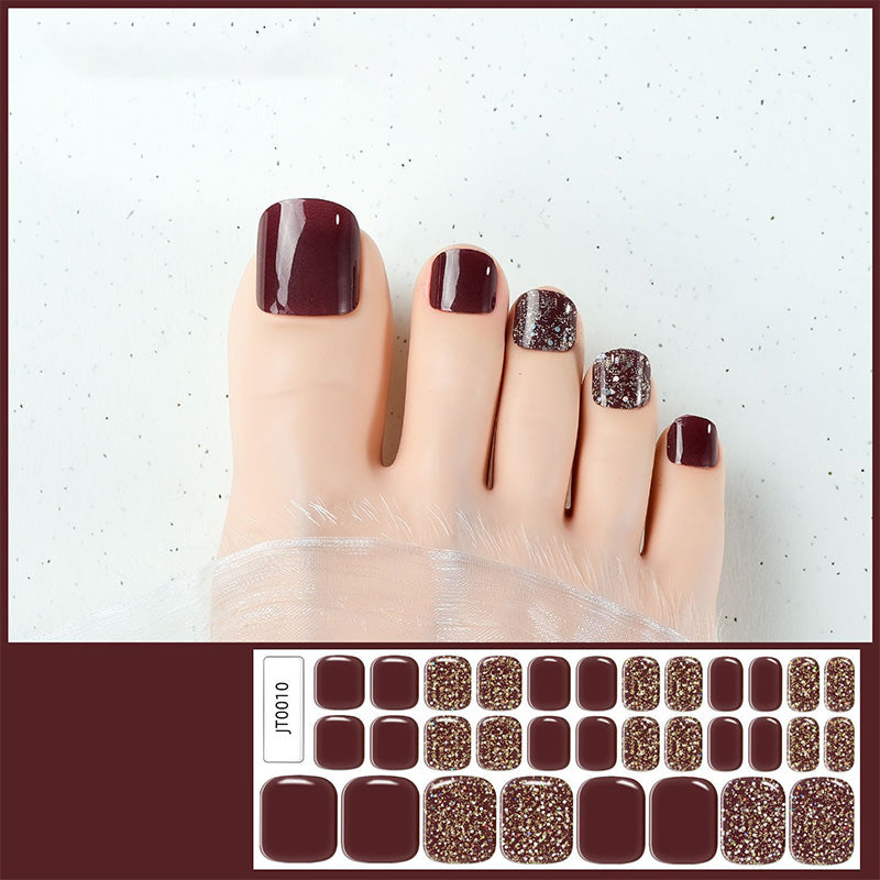 🥳2026 HOT SALE🥳💞Semi-Cured Gel Toenail Stickers