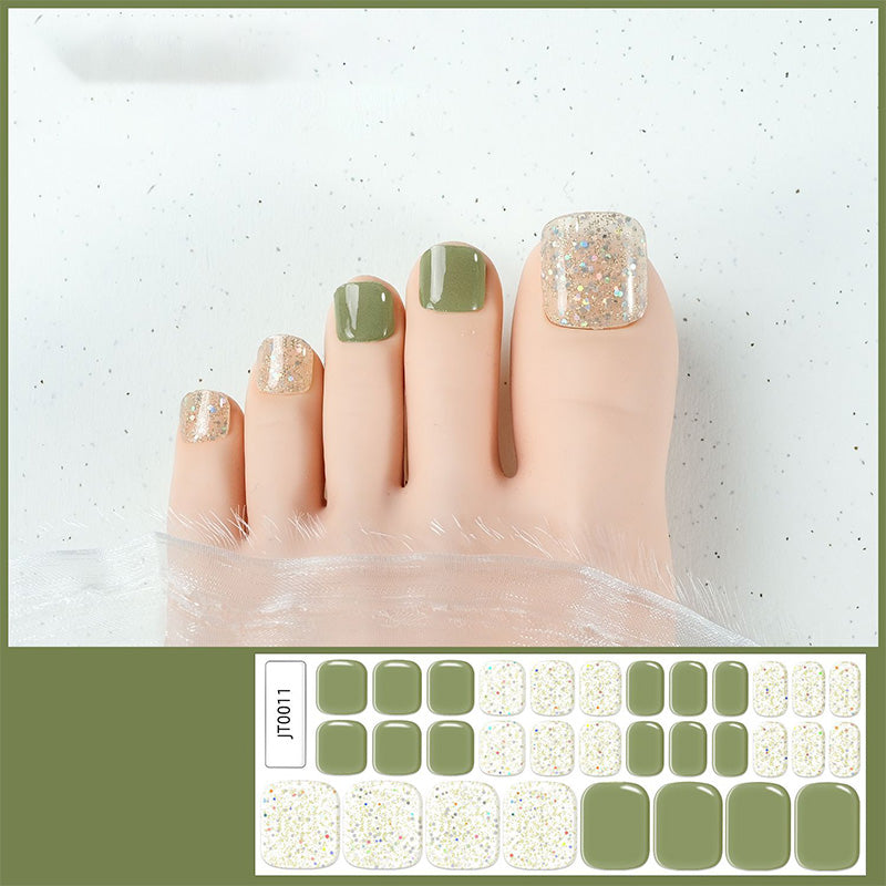🥳2026 HOT SALE🥳💞Semi-Cured Gel Toenail Stickers