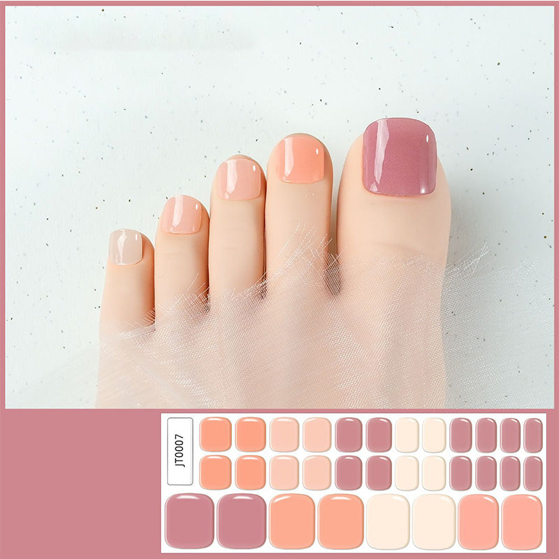 🥳2026 HOT SALE🥳💞Semi-Cured Gel Toenail Stickers