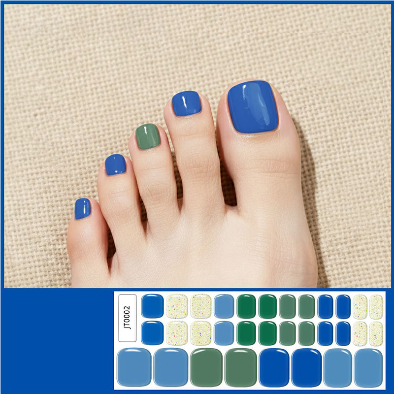 🥳2026 HOT SALE🥳💞Semi-Cured Gel Toenail Stickers