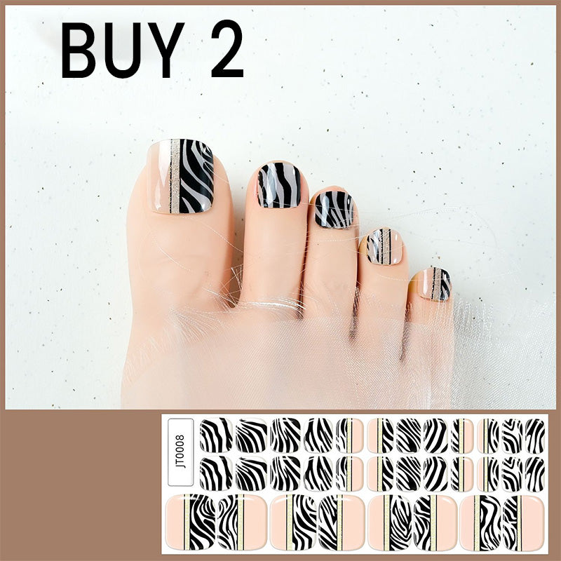 🥳2026 HOT SALE🥳💞Semi-Cured Gel Toenail Stickers