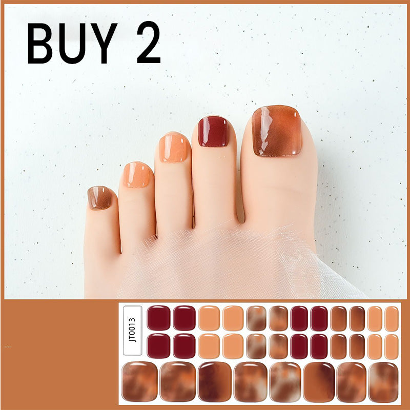 🥳2026 HOT SALE🥳💞Semi-Cured Gel Toenail Stickers
