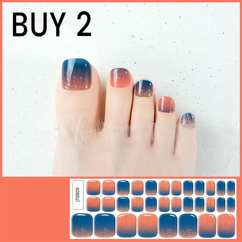 🥳2026 HOT SALE🥳💞Semi-Cured Gel Toenail Stickers