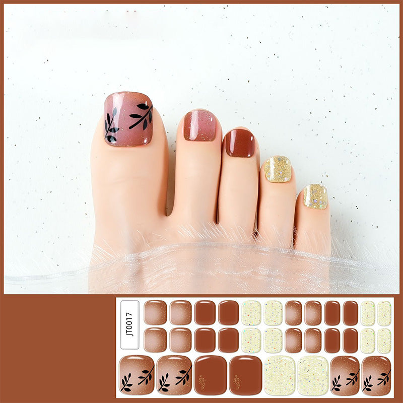 🥳2026 HOT SALE🥳💞Semi-Cured Gel Toenail Stickers