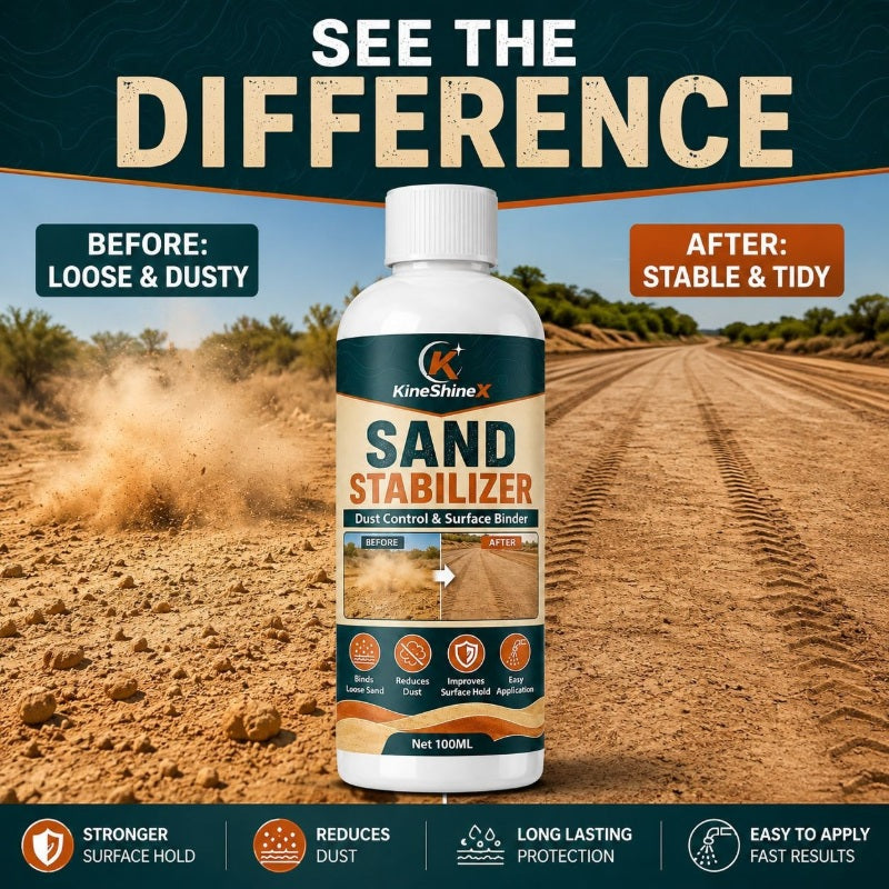 🏜️ Sand Stabilizer Binder | Dust-Control Care