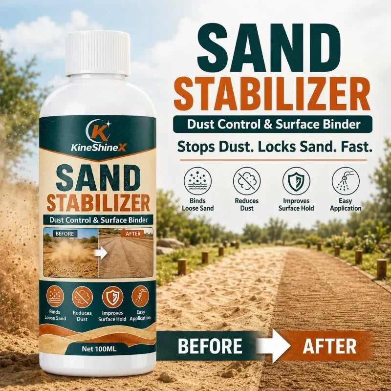 🏜️ Sand Stabilizer Binder | Dust-Control Care