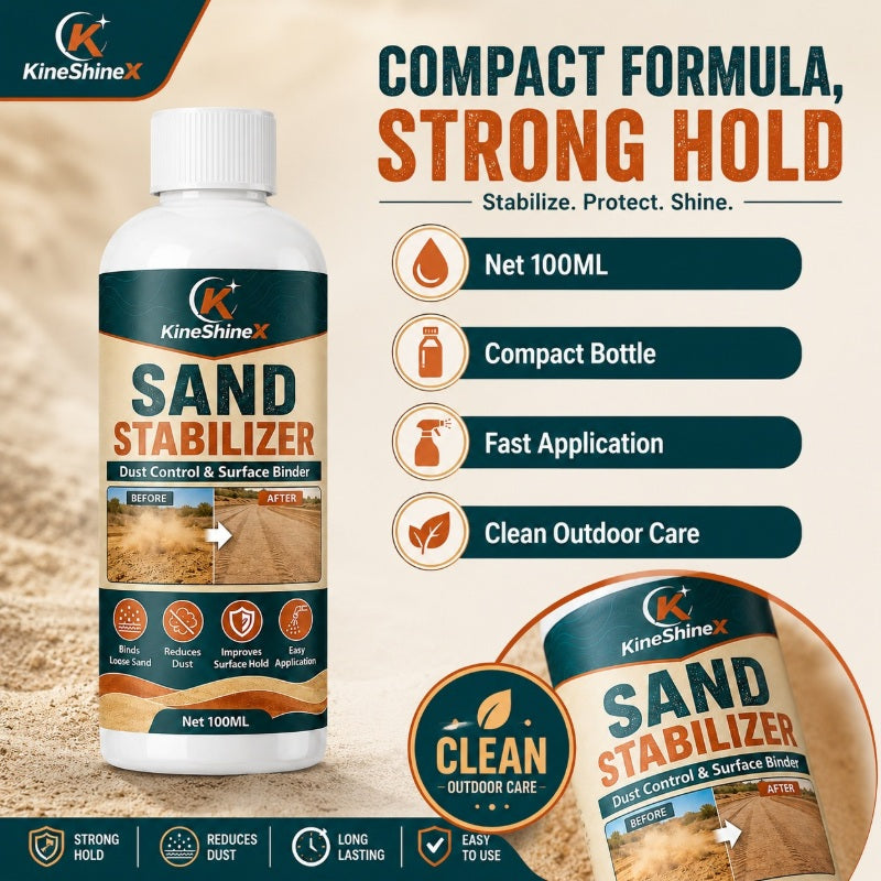 🏜️ Sand Stabilizer Binder | Dust-Control Care
