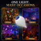 🎄 Rotating Christmas Projector Bulb | 16 Patterns