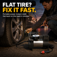 🚗50% OFF NOW! Heavy‑Duty Single‑Cylinder Car Air Compressor‑12V Portable Tire Inflator with Pressure Gauge, Fast Inflation Air Pump for Cars, Trucks & SUVs Emergency Use