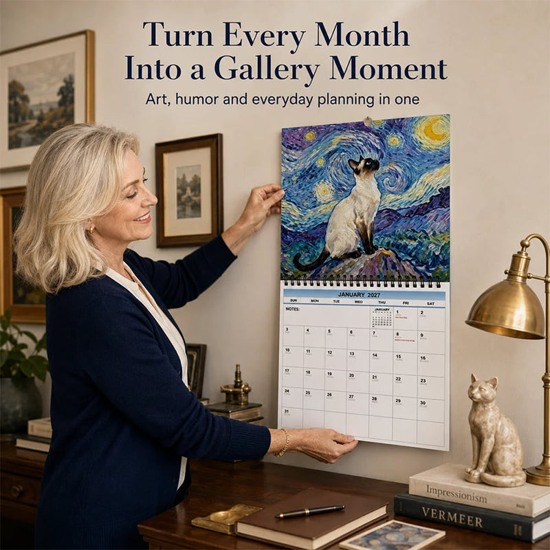 2027 Funny Cat Meme Calendar