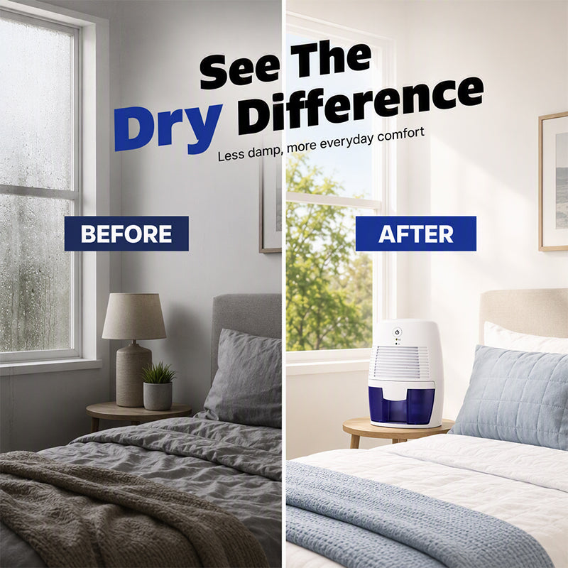💧 Mini Dehumidifier | Quiet Small-Room Care