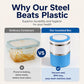🍱 Insulated Stainless Lunch Box | 1–3 Layers