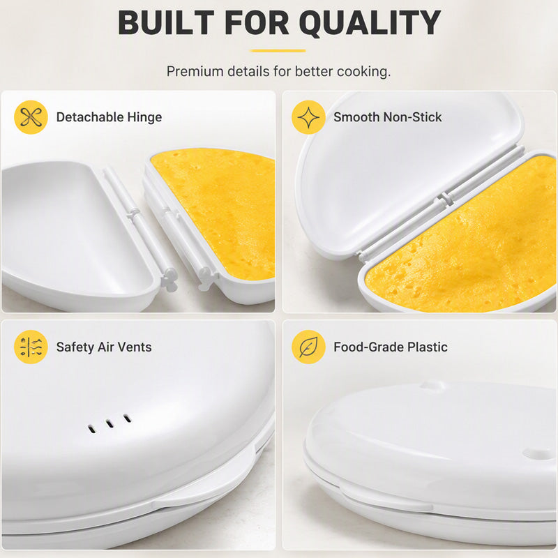 🍳 2-in-1 Microwave Omelet & Egg Cooker