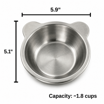 🏆 Last Day Special Price £9.99! 🥣15° Tilted Orthopaedic Feeding Bowl