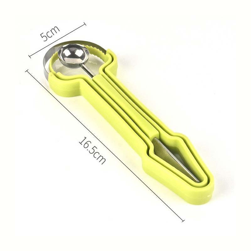 🎉 Limited- Time Buy 1 Get 1 Free🍉 3-in-1 Stainless Steel Melon Baller Scoop Tool Kit
