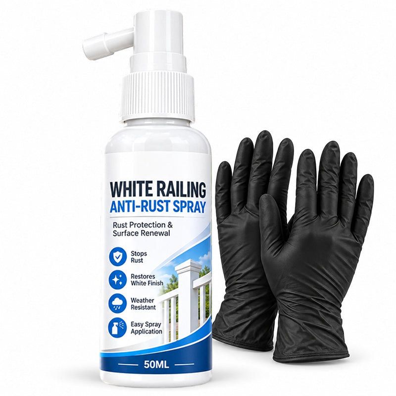 🛡️ White Railing Care Spray | Surface Refresh