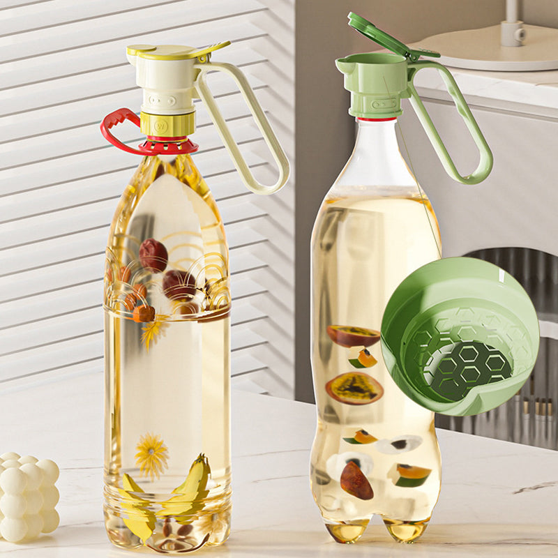 Multipurpose Bottle Pour Spout with Handle
