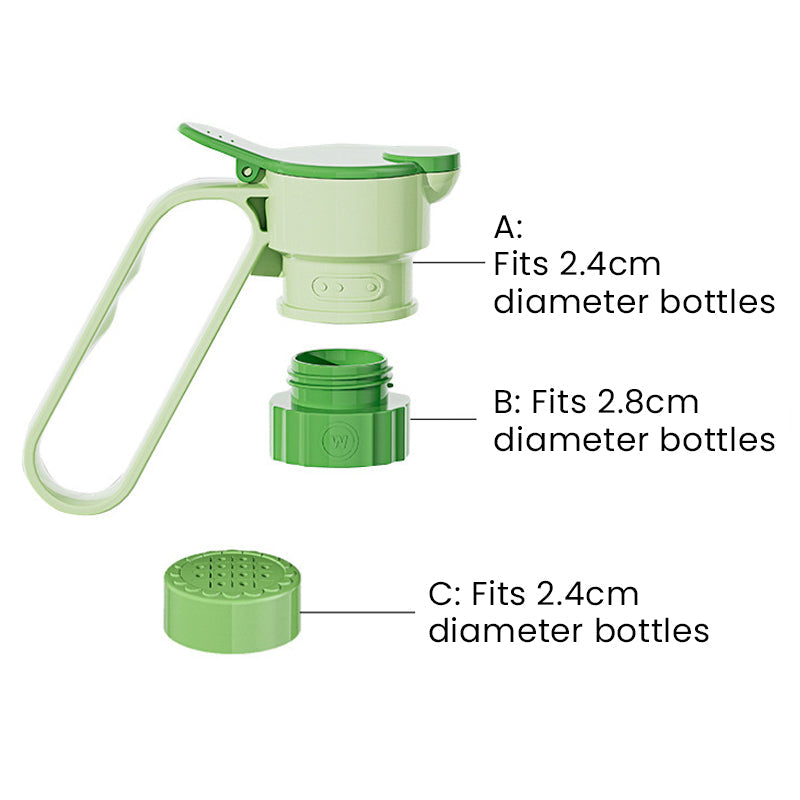 Multipurpose Bottle Pour Spout with Handle