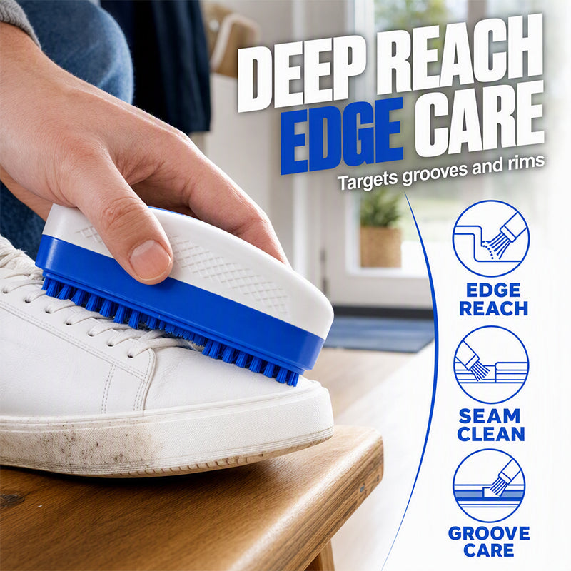 ⏳Time-Limited Special Price: ￡7.99!!⏰All-in-One Shoe Cleaning Brush with Built-In Cleaner