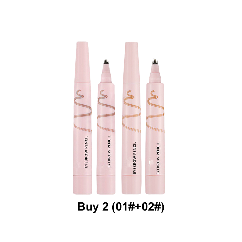 💄 4-Prong Eyebrow Pencil – Natural Hair-Like Brows