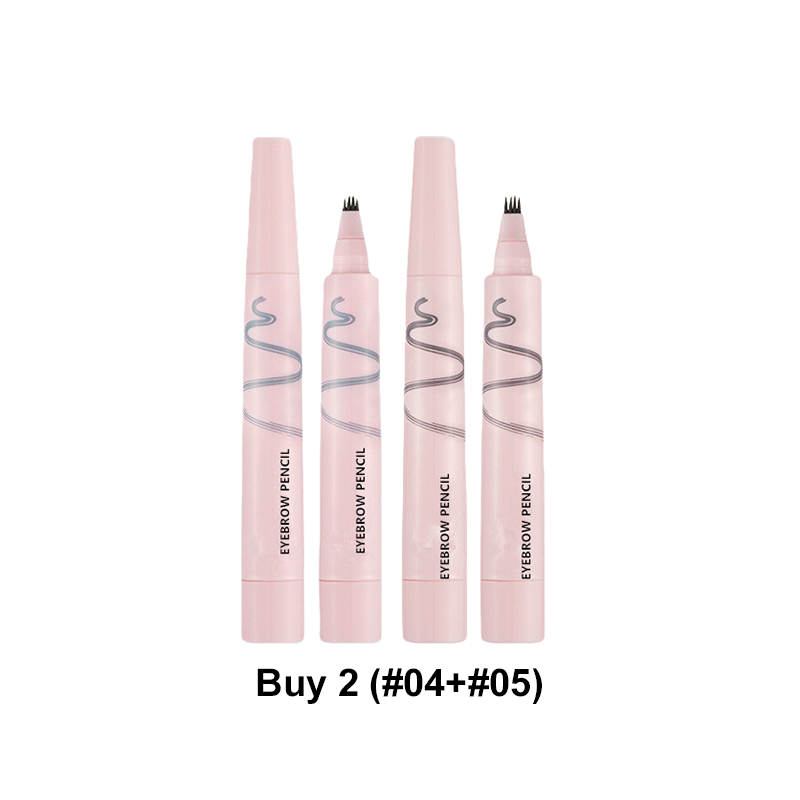 💄 4-Prong Eyebrow Pencil – Natural Hair-Like Brows