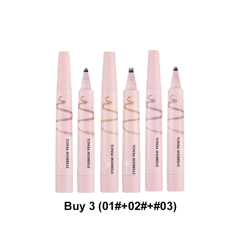 💄 4-Prong Eyebrow Pencil – Natural Hair-Like Brows