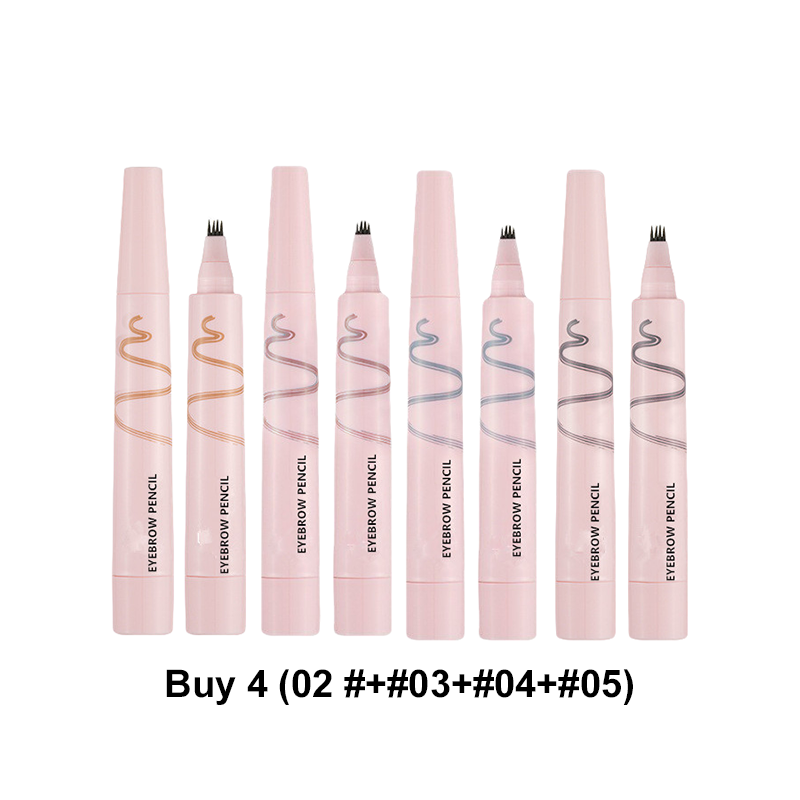 💄 4-Prong Eyebrow Pencil – Natural Hair-Like Brows