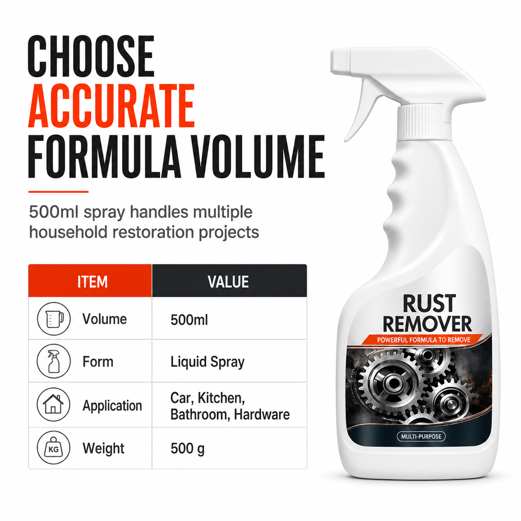 Metal Rust Remover & Screw Loosening Spray
