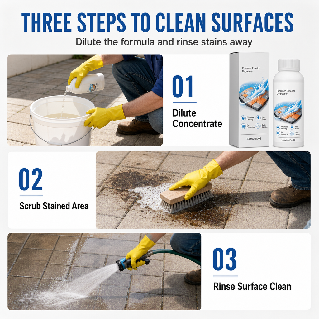 Outdoor Grease & Oil Remover