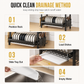 Multi-Tier Kitchen Countertop Dish Drying Rack