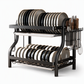 Multi-Tier Kitchen Countertop Dish Drying Rack
