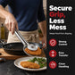 🥢 2-in-1 Stainless Steel Oil Filter Tongs – Easy Kitchen Straining Tool ✨