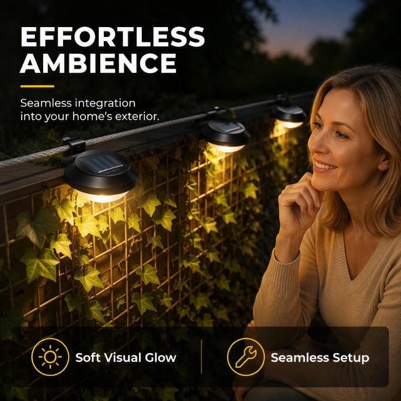 ☀️💡 50% OFF TODAY! Light Up Gutters, Fences & Garden Walls — Solar-Powered Outdoor LEDs With No Mains Wiring Needed 🏡✨