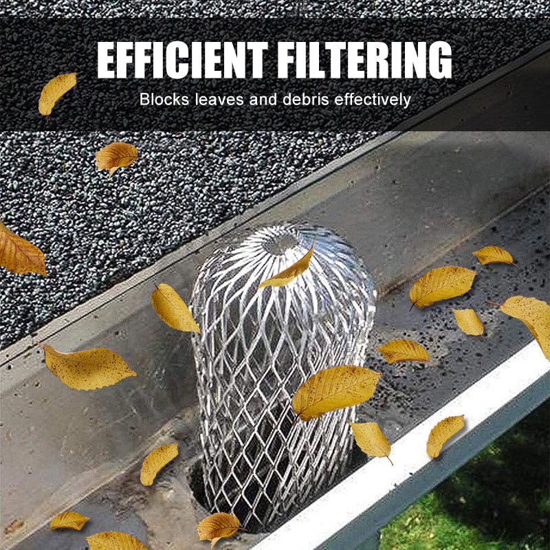 🌧️ LIMITED-TIME 50% OFF! 🛠️ Gutter Downspout Guards – Aluminium Mesh, Leaf Blocking, Easy Install ✨