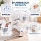 Large Capacity Foldable Mesh Laundry Hamper