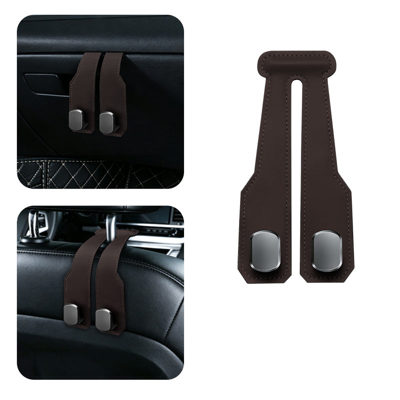 🔥Buy 1 Get 1 Free🚙 Dual-Use Car Hook Organizer