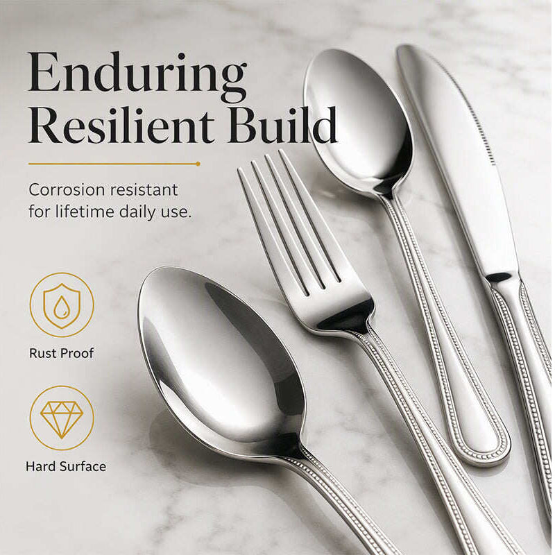 📢📢50% OFF !! ⏰4-Piece Stainless Steel Cutlery Set