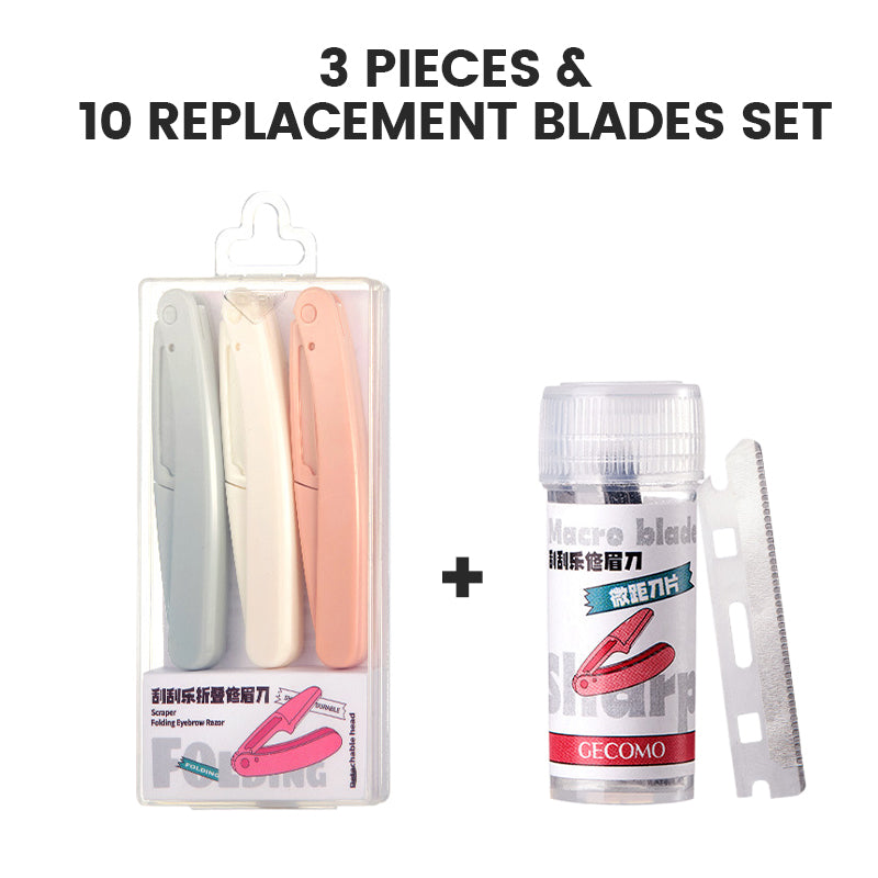 Folding Eyebrow Razor