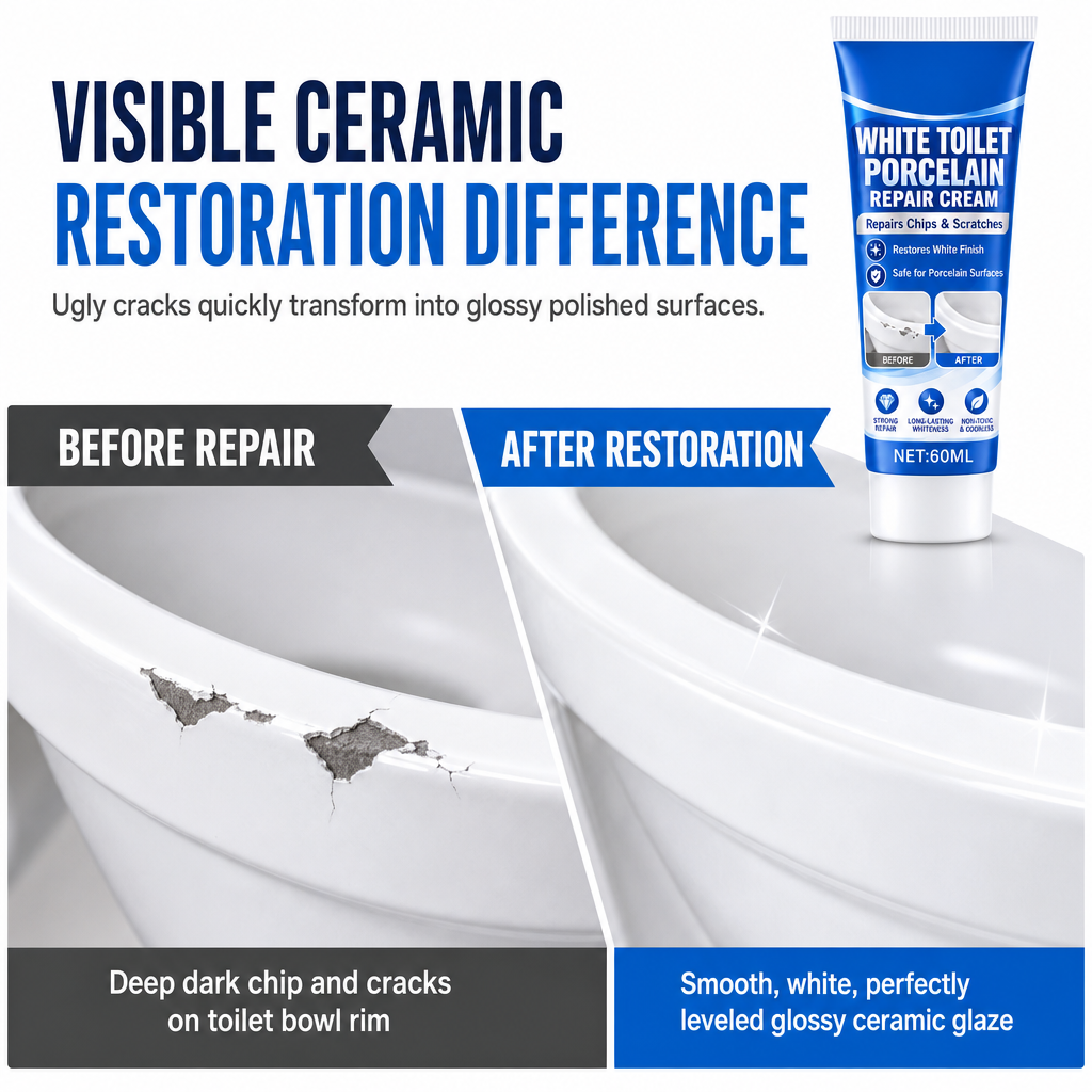 🚽 Porcelain Repair Cream | White 60ml