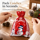 10 Pack Christmas Drawstring Candy Gift Bags
