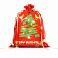 10 Pack Christmas Drawstring Candy Gift Bags